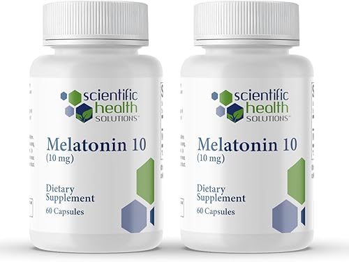Melatonina de 10 mg Melatonina extra Stregnth en cápsulas fáciles de tragar Vegana, sin OMG y sin gluten Melatonina extra fuerte fabricada en