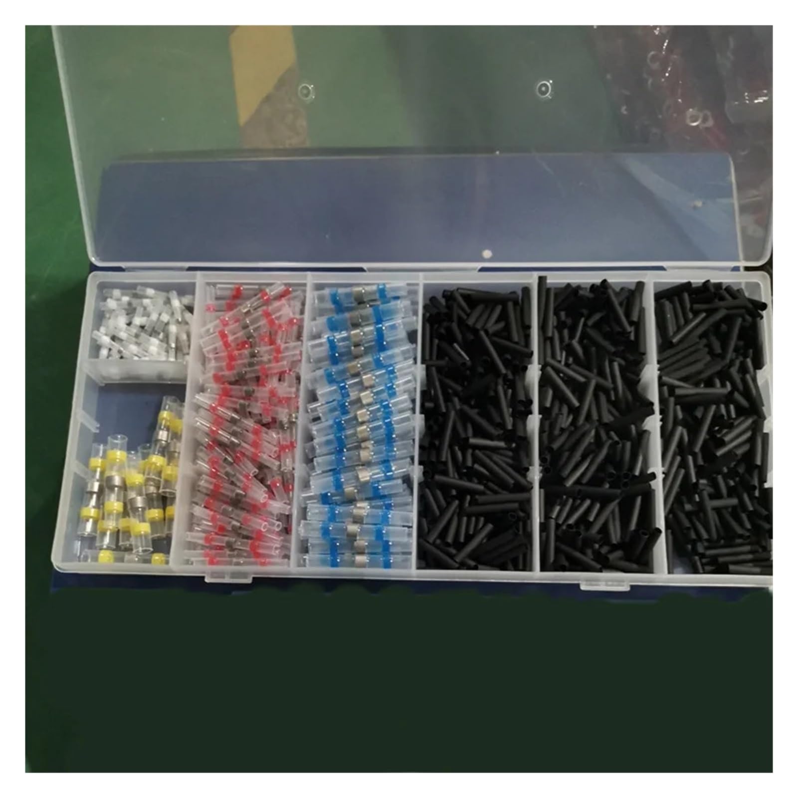 BYLSAGWHT 800pcs/box Solder Seal Sleeve Heat Shrink Wire Connectors Butt Cable Terminals Kit Electrical Connectors Splice Kit