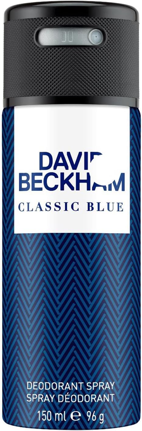 David Beckham Classic Blue Deodorant Spray for Men - 150ml
