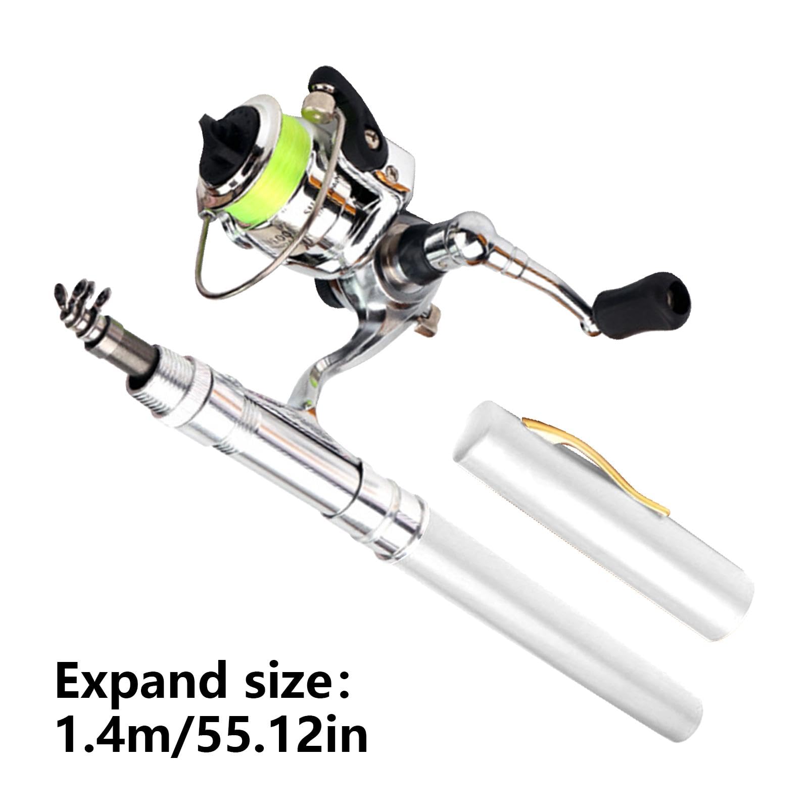 crappie expanding fishing poles Pocket Pole Fishing Rod Hand Pole Lightweight Fishing Rod Model:Casting - 7'5