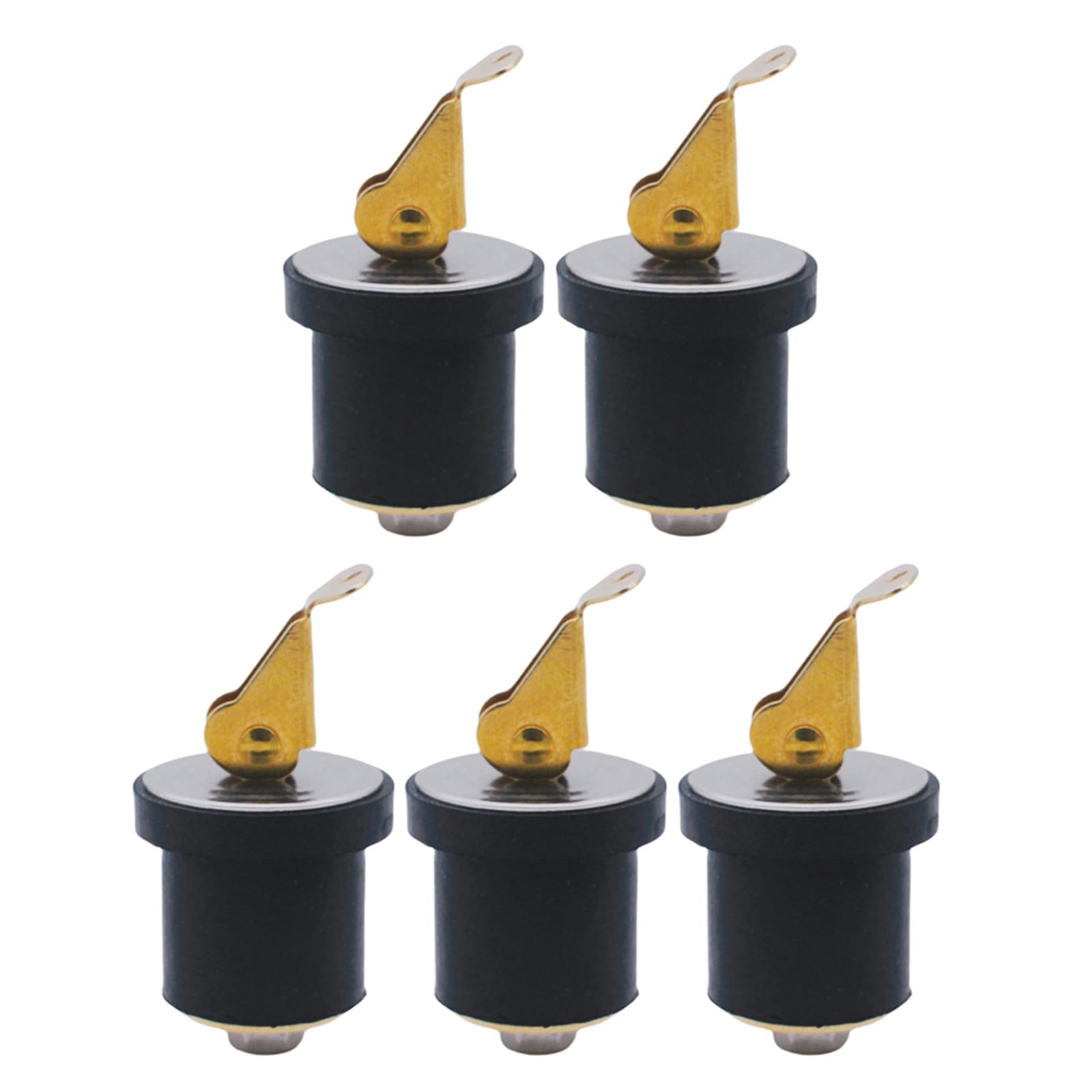 7 / 8Inch Brass Screw Type Drain Plug with Rubber Gasket, Secures Firmly Fit for Yacht Boat Marine Vessels Maintenance Use Compression Drain Plug