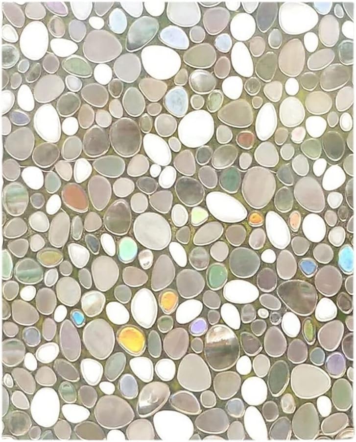 Window Privacy Film Electrostatic Glass Film Color Window Sticker Cellophane Matte Glue-Free Office Home Bath Balcony Sunscreen Window Film Decorative Window Film(90x200 cm)
