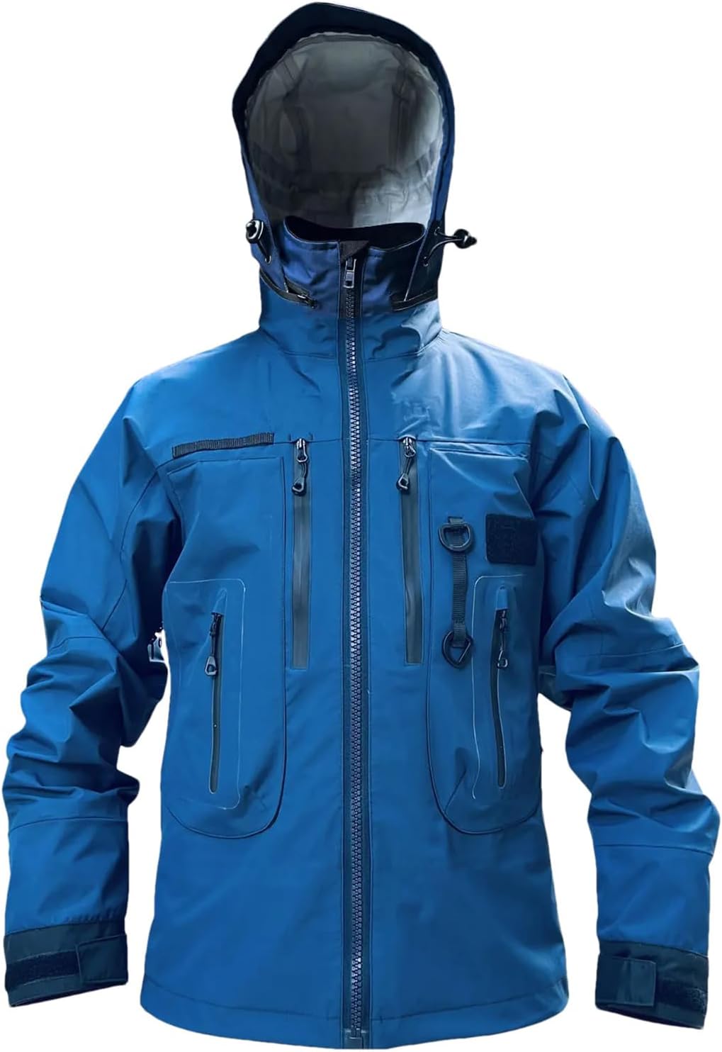 Unisex Spring Breathable Hooded Jacket, Hunting Hiking Boating Solid Sweatshirt