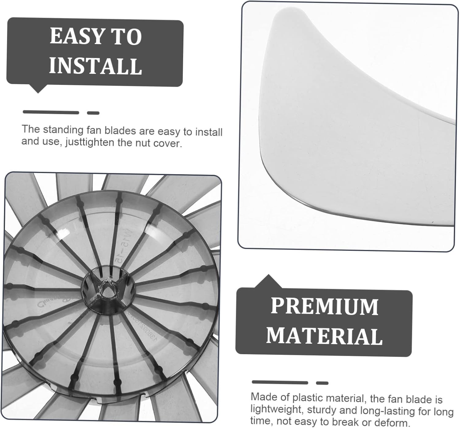 Electric Fan Replacement for Table and Pedestal Fans Low Noise Suitable for Standard Fans