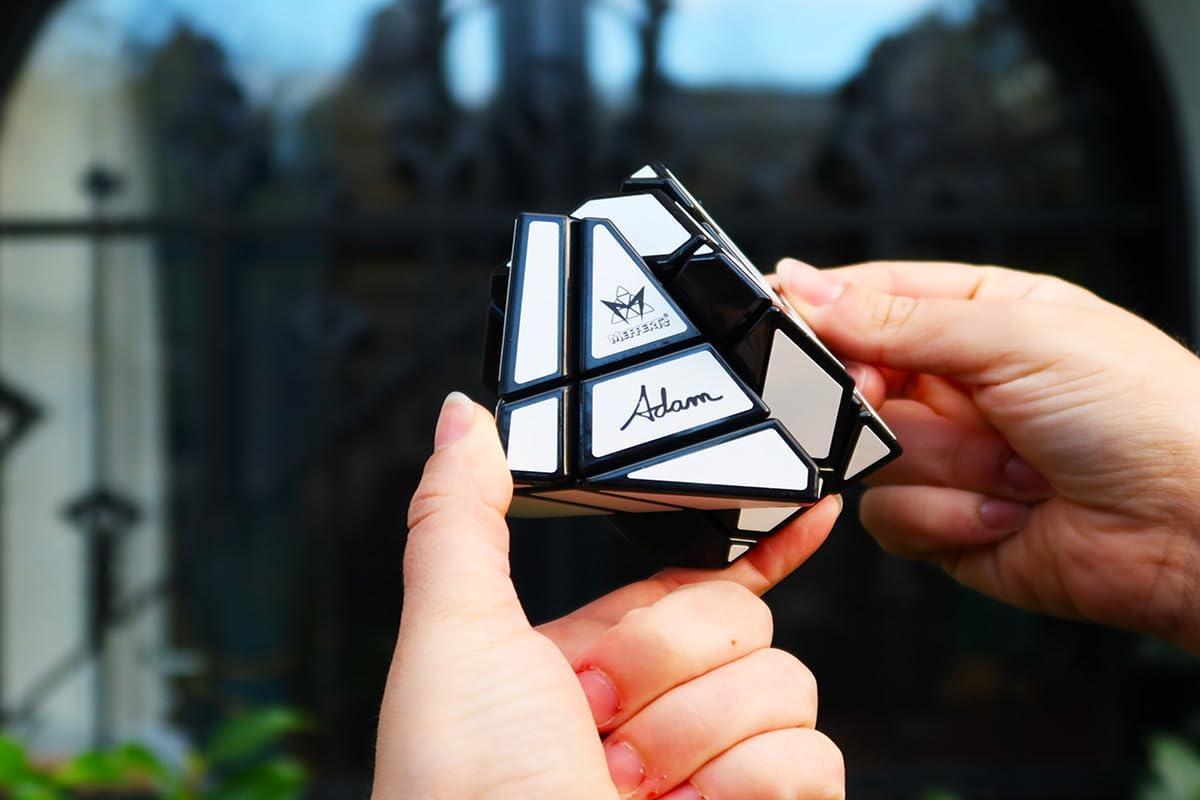 Meffert's Ghost Cube - The Original Shape-Shifting 3D Brainteaser Puzzle - Travel-Friendly Fun for Ages 9 - Adult