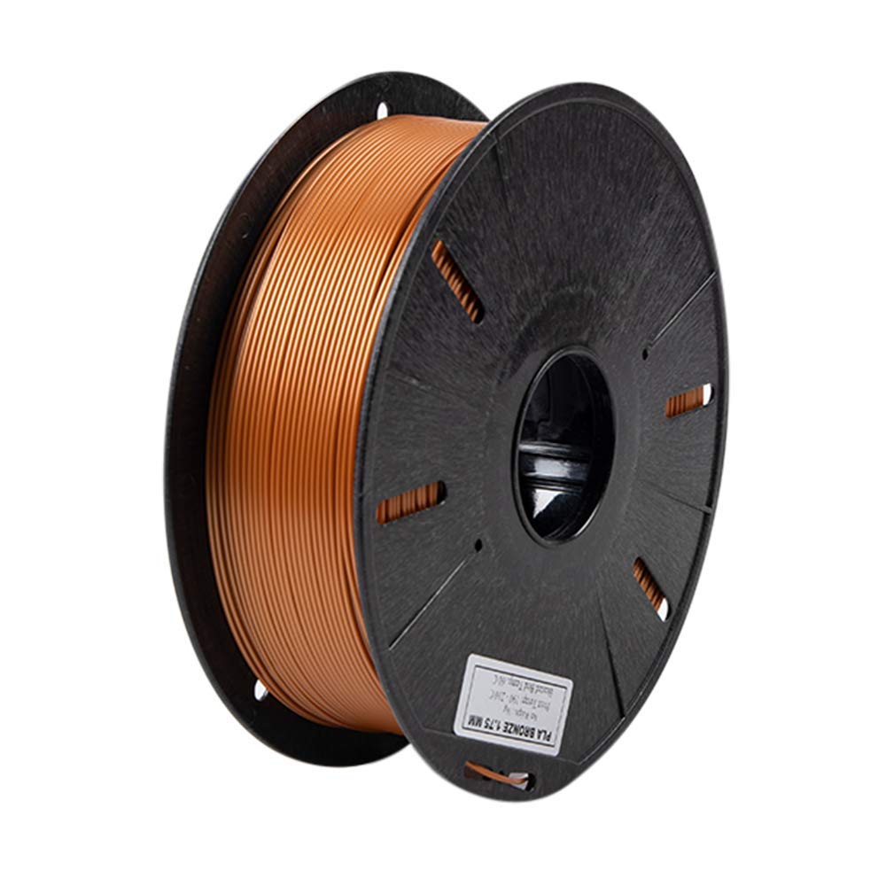 Tesseract Premium PLA + 1.75mm 3D Printing Filament | Dimensional Accuracy +/- 0.03mm | Compatible with Most FDM Printers | 1 KG 3D Printer Filament - PLA Bronze (Quantity 1)-picture-20