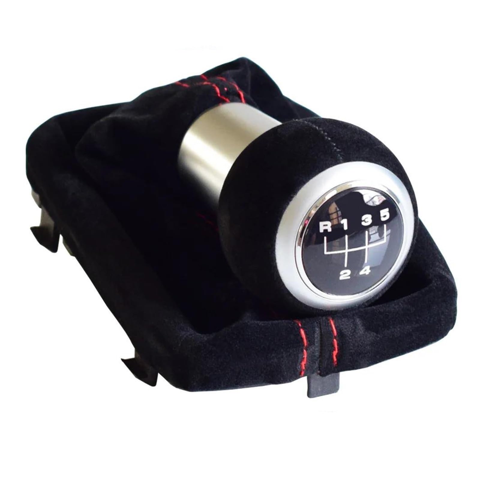 Uifcog Black Gear Shifter Knob For Audi A3 S3 2001-2003 5/6 Speed Manual Gear Shift Lever Knob Interior Decorate(,For 5 Speed)