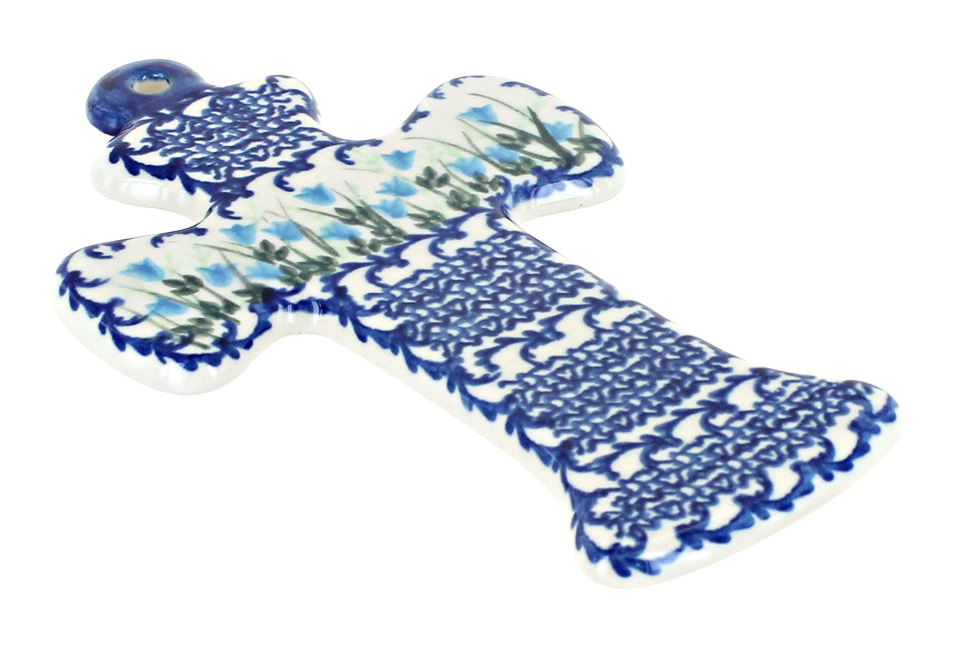 Blue Rose Polish Pottery Misty Cross