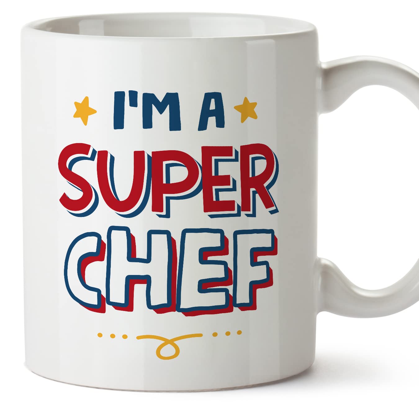 MUGFFINS Chef Mug - in English - I'm Super - Funny Gift for Colleagues - Ceramic 11oz Mug โ image 1