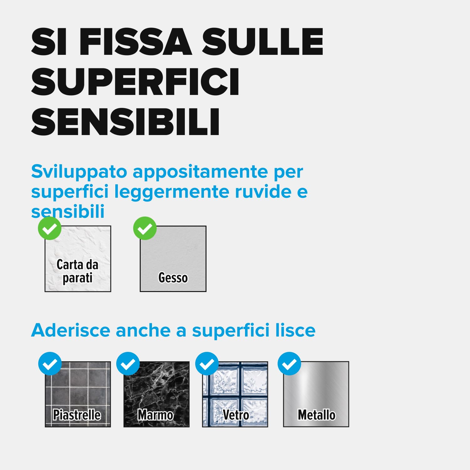 tesa Chiodo Adesivo 2kg Bianco per Carta da Parati Intonaco Set 2 Pezzi