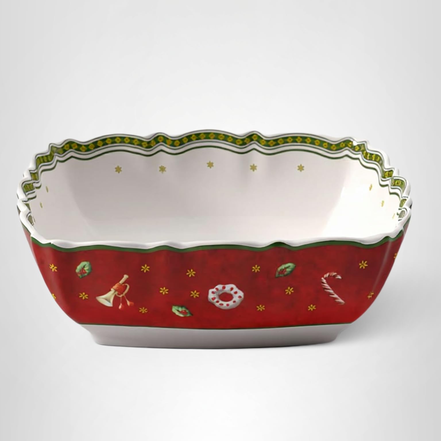 Amazon.com | Villeroy & Boch Delight Serving Bowl, Red, Small