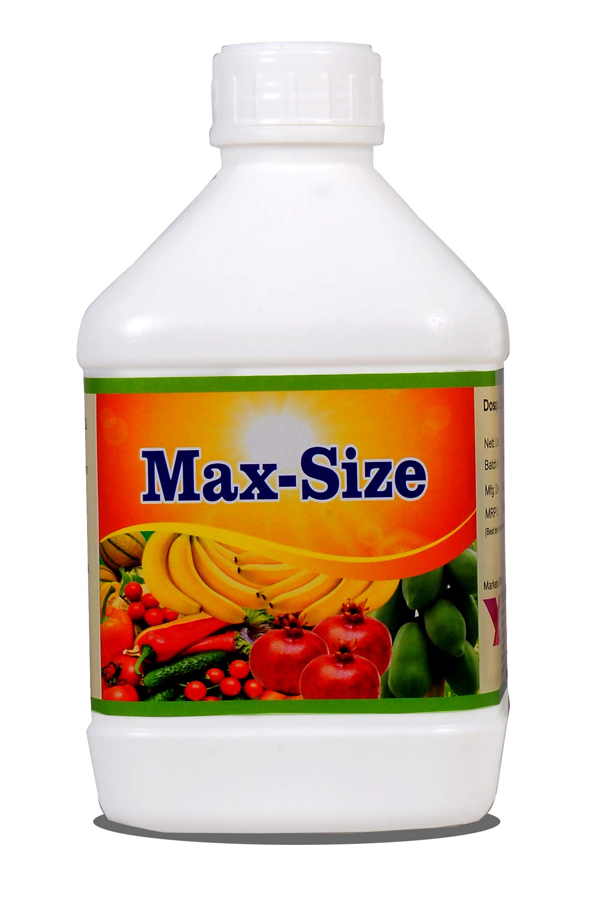 - Max Size Certified Organic Fertilizer For Fruits & Vegetables Size Growth - 1 Litre, Liquid