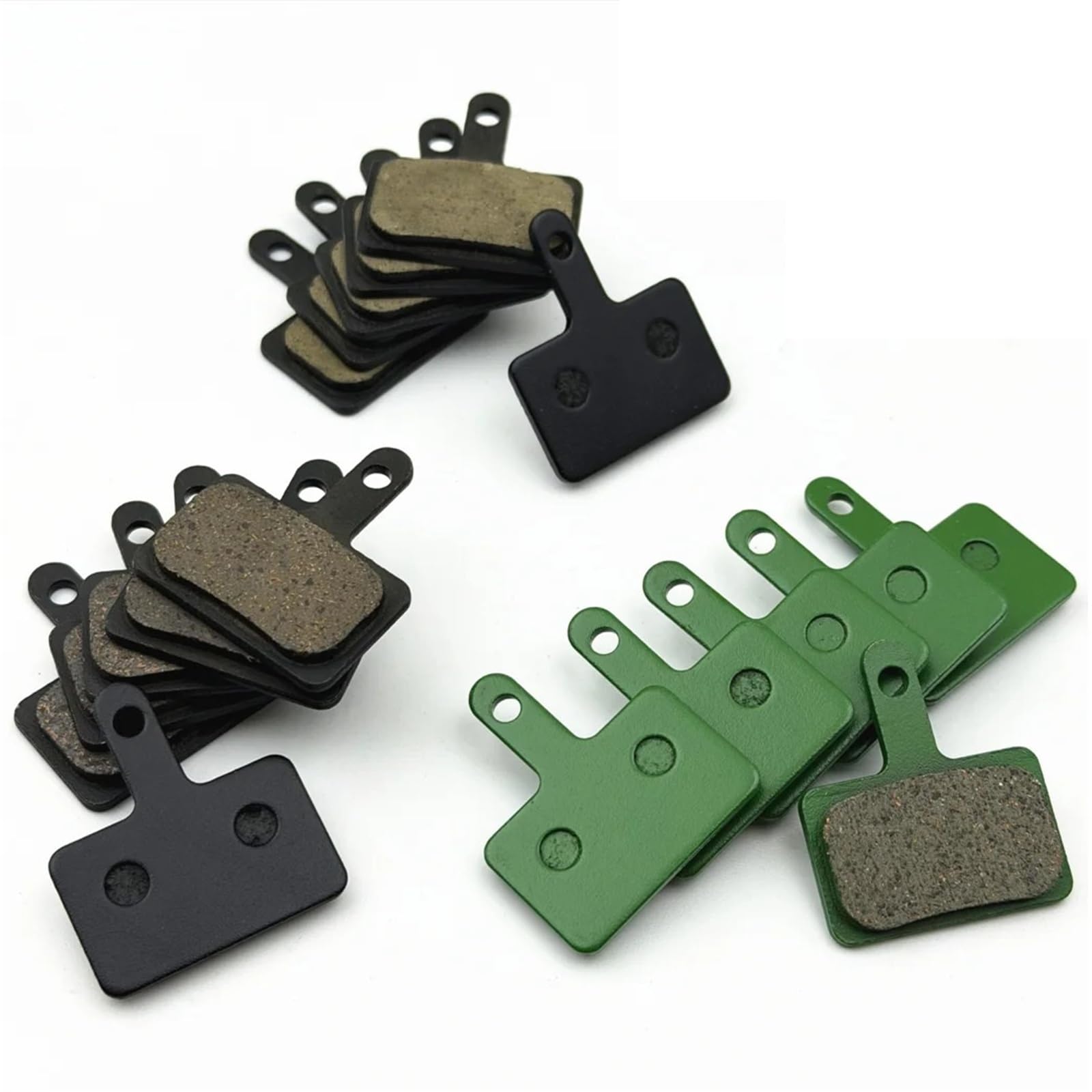 Genérico Compatible con 2/4/12 Pares de Pastillas de Freno de Disco de Bicicleta - Resina/Semimetal/Cerámica for Sistemas de frenado de Bicicletas de montaña,Piezas