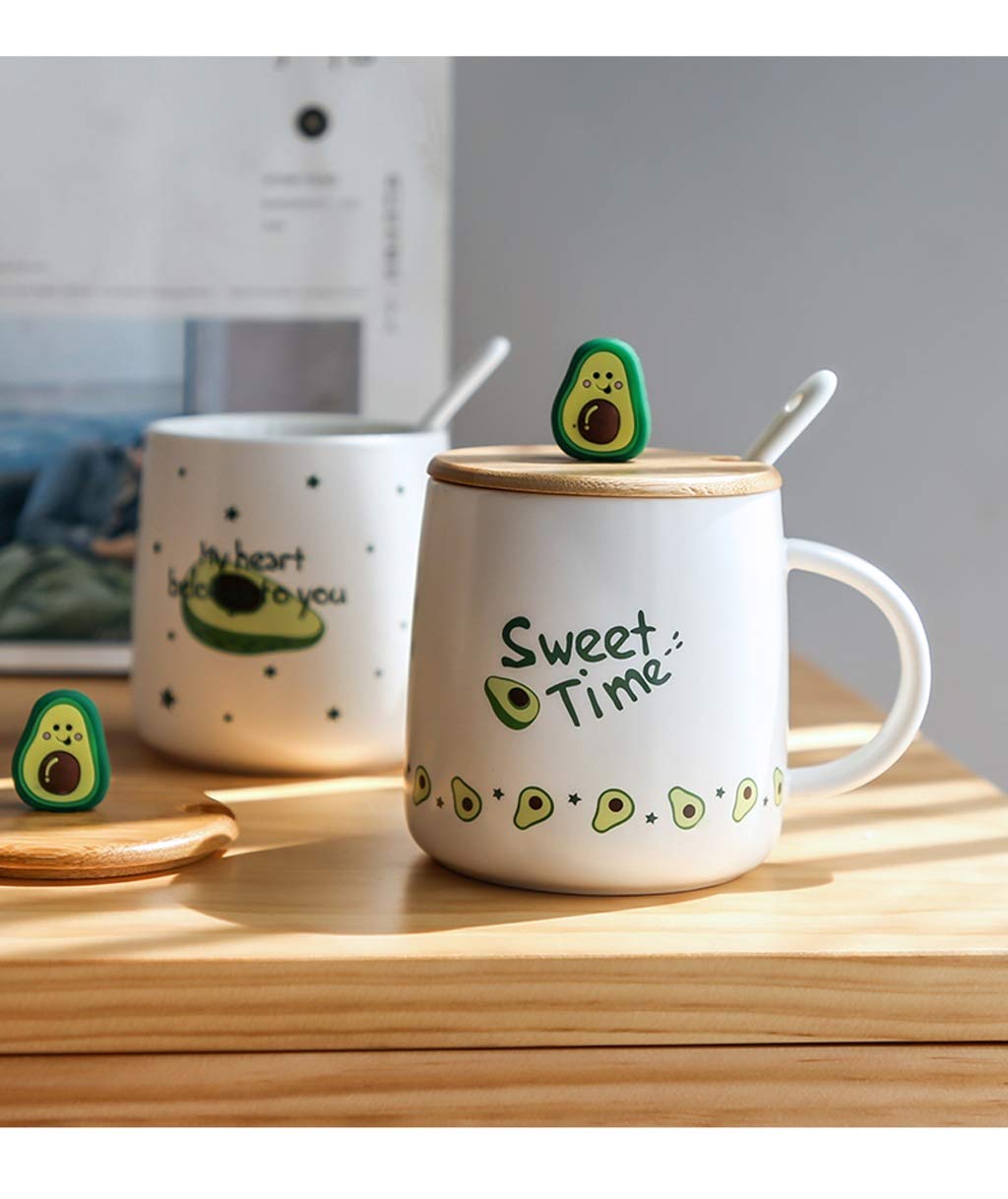 Tasse Cafe Papa Huiyiwert Tasse à Café Céramique 3D - Motif Tulipe - Avec Couvercle Et Mug Meilleur Papa