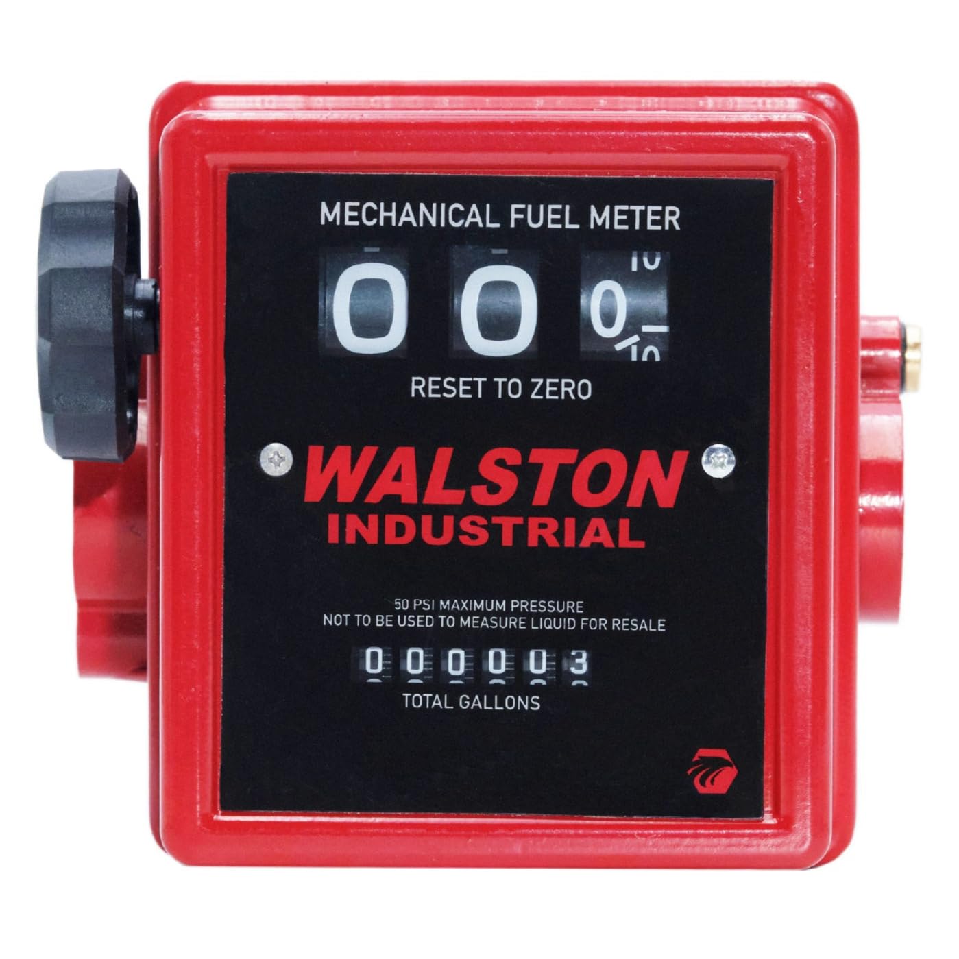GH-5670 Mechanical Fuel Meter 1-Inch NPT Threads Fuel Counter for Diesel, Gasoline, Kerosine