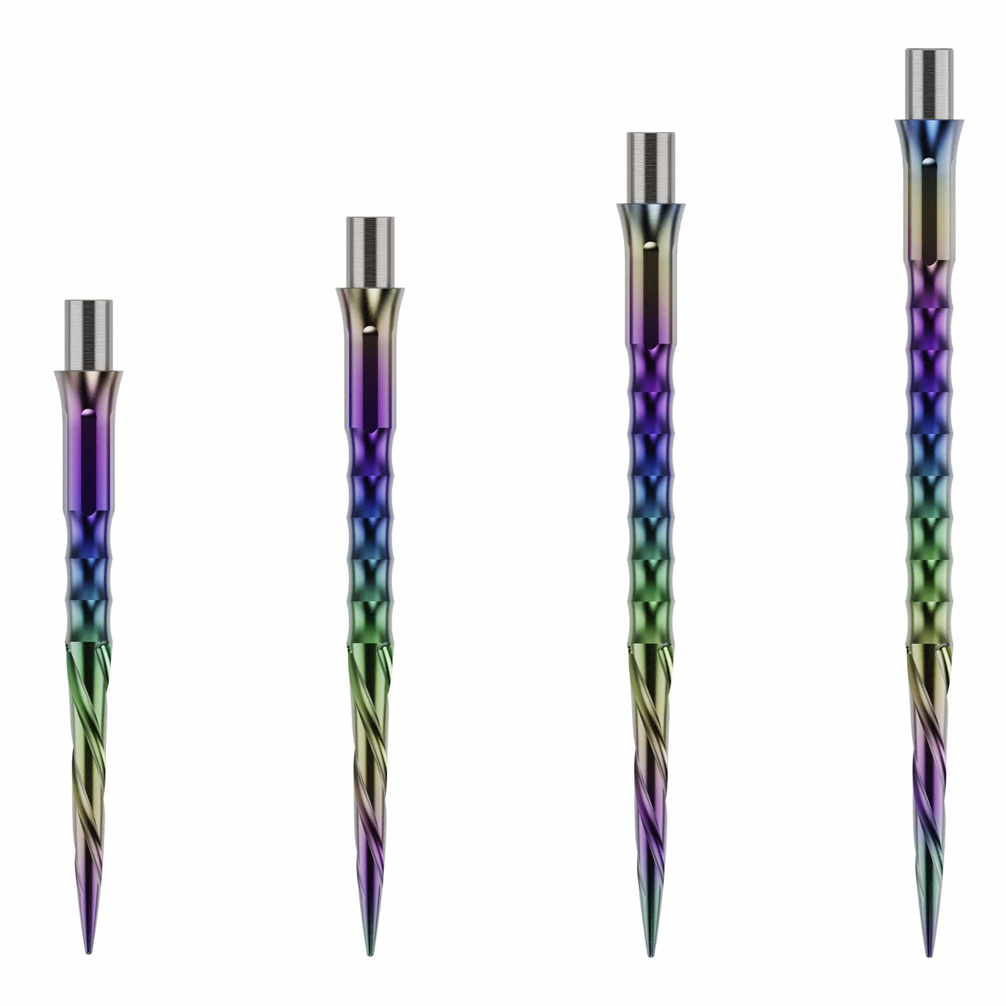 Caliburn | Replaceable Dart Points | Spiro | No Lip | Rainbow | Multiple (28mm)