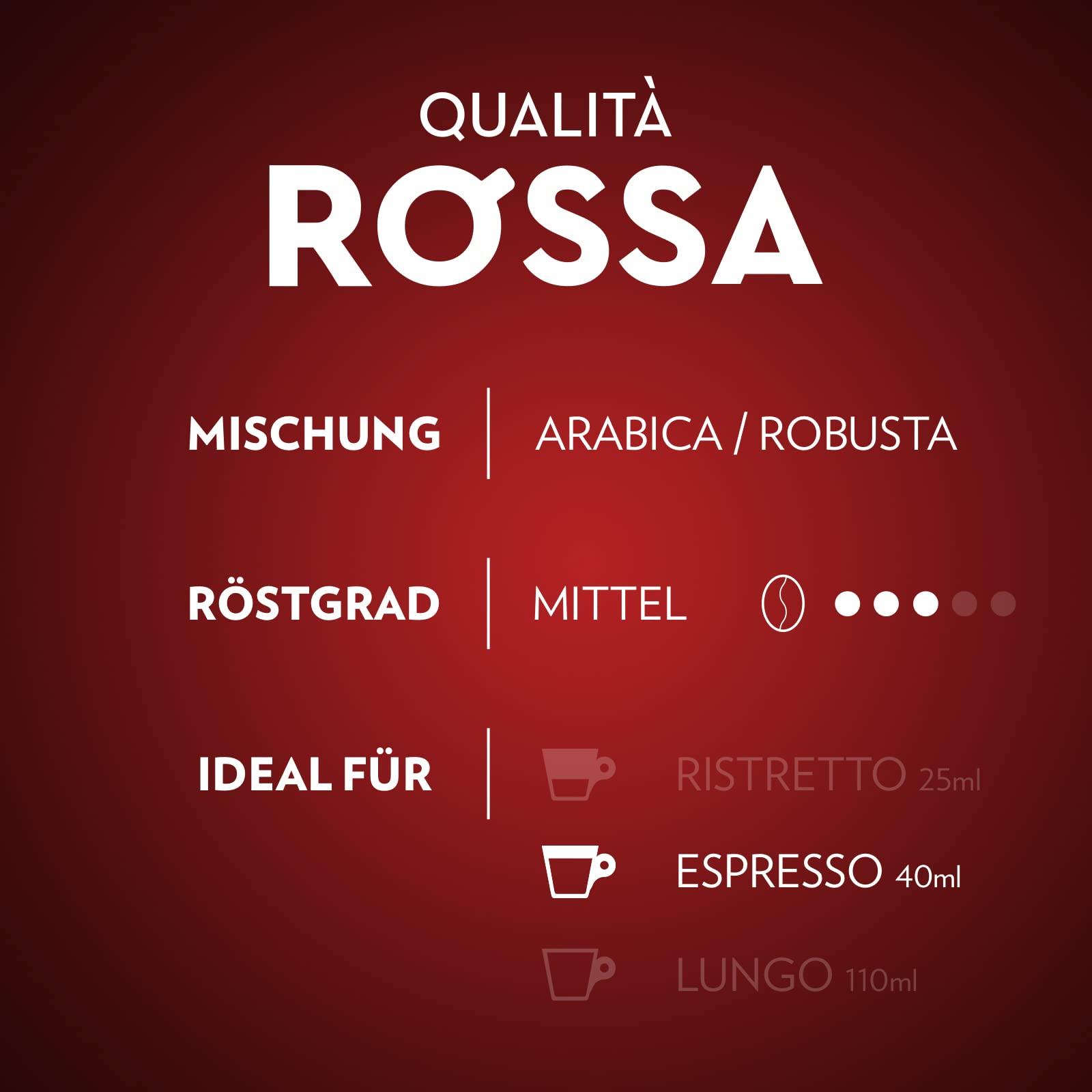 Lavazza Espresso Qualita Rossa , vollmundiger und ausgewogener Espresso, 30 Kapseln, Nespresso kompatibel