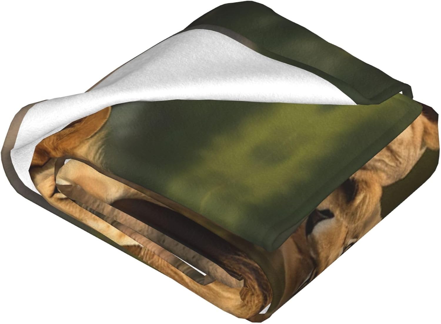 Lion Family Ultra-Soft Micro Fleece Blanket Soft Comfortable Throw Blanket Warm Cozy Plush Blanket Lightweight Fuzzy Blankets for Couch Bed Living Room Camping 60"x50"