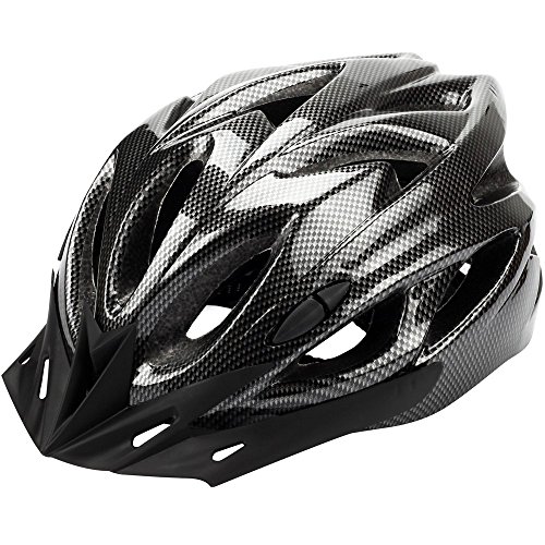 Zacro Cycle Helmet, Lightweight Bike Helmet with Removable Visor and Liner Adjustable Size, Adjustable Size Adult Cycling Helmet(Grey)