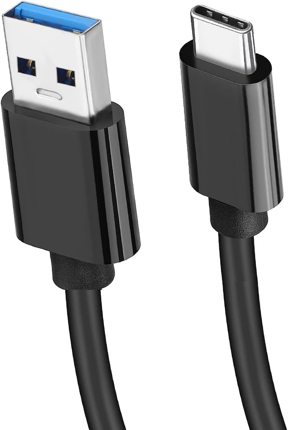 AOKADUTE USB A to USB C 2PACK Cable Data Transfer Short USB C Cable