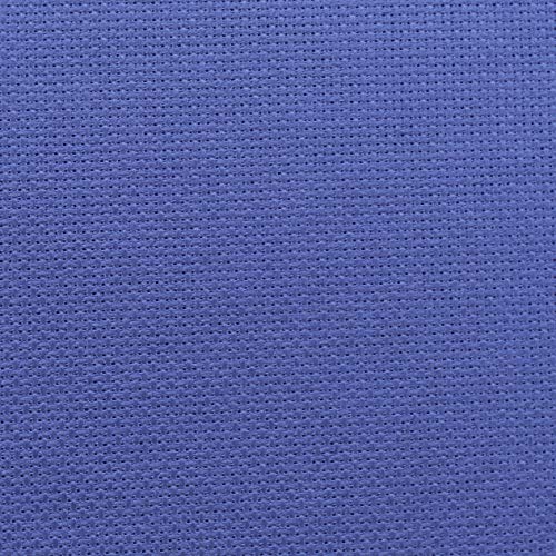 Image of KCS 3 pc of 15 inch x 18 inch Counted Cross Stitch Cotton Aida Cloth Needlework Rolled Fabric Box,14CT,Royal Blue