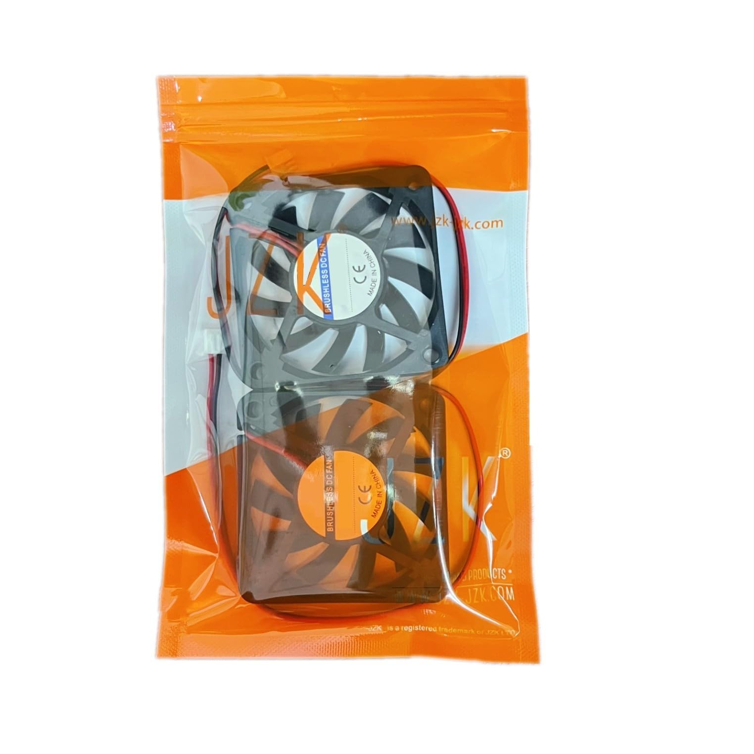 Amazon.co.jp: JZK 2個 60 x 60 x 10mm 2ピン DC 12V ミニサイレント