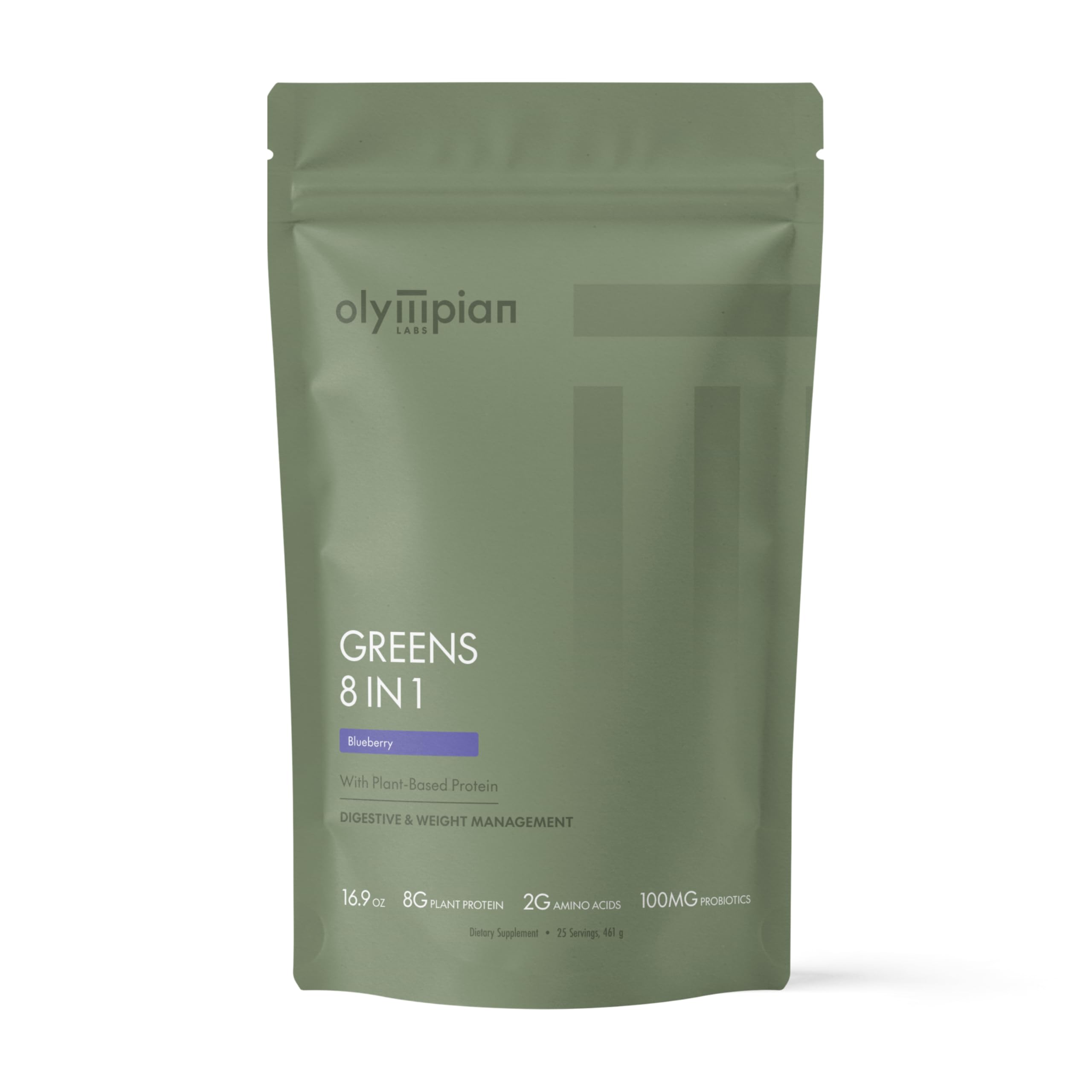 Olympian Labs Ultimate Greens Protein 8 in 1. Plant Protein, Greens & Veggies, Fiber, Probiotics, Antioxidants & Enzymes — Amazon image 3