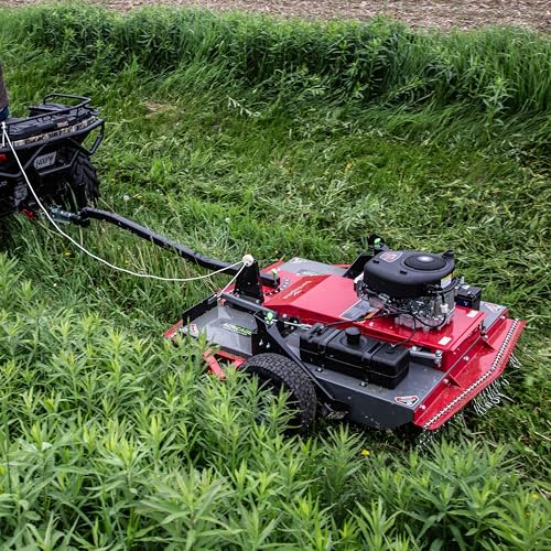 Earthquake Acreage Tow-Behind Mower, 44” Steel Deck, 17.5HP Briggs & Stratton, Electric Start w/Battery, Manual Blade Lever, Adjustable Tow & Height, 2” Ball, Model 42795 - Thumbnail 3