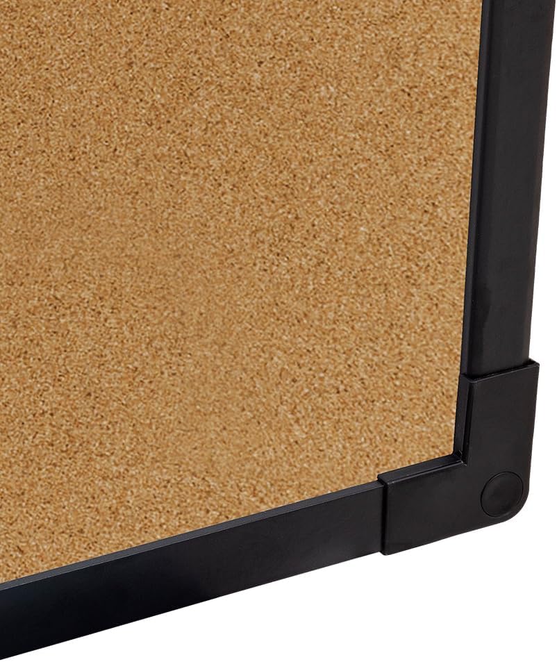 Quadro de Aviso Cortiça Moldura Mdf Soft Colors Preto STALO, 60x40 Quadro de Aviso Cortiça Moldura Mdf Soft Colors Preto STALO, 60x40