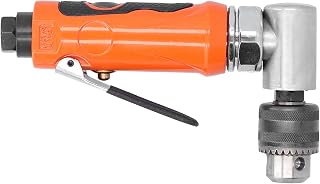 KP-555L Pneumatic Drill Right Angle Elbow Body Grip Machine Tool with Wrench and Air Nozzle KP-555L(Japanese style)
