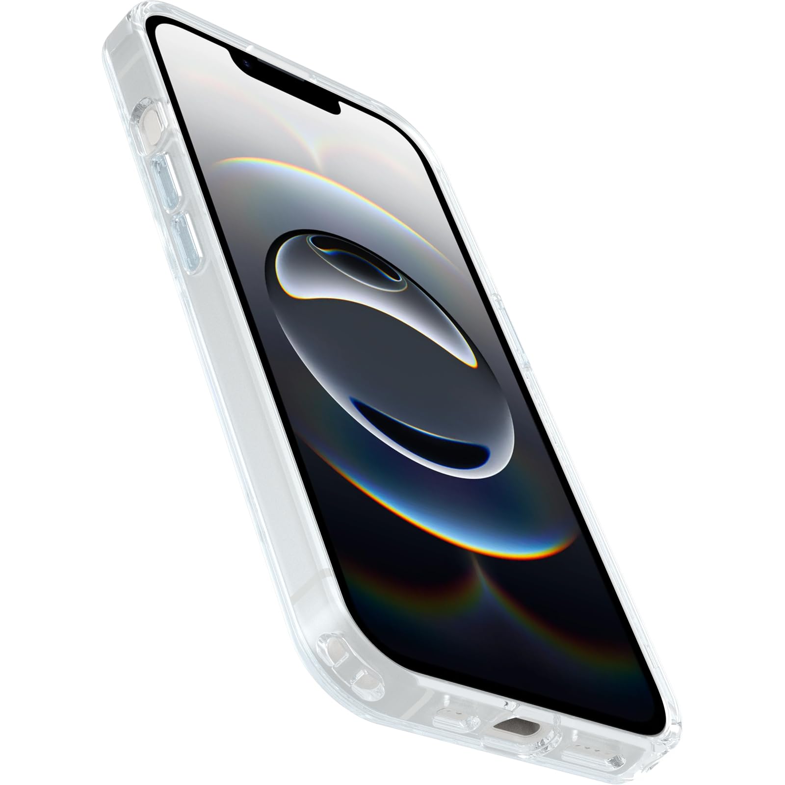 OtterBox Symmetry Seires Clear MagSafe Cover per iPhone 17e, 16e, 15, 14, 13, resistente a shock e cadute fino; sottile, testata 3x norme MIL-STD 810G, Trasparente