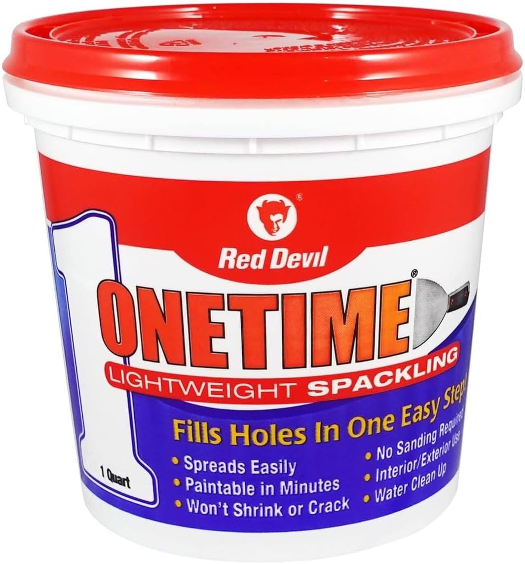 Red Devil 0544 Qt Onetime Spackling - 6ct. Case