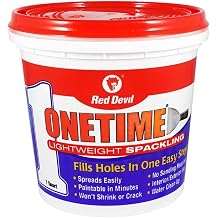 Red Devil 0544 Qt Onetime Spackling - 6ct. Case