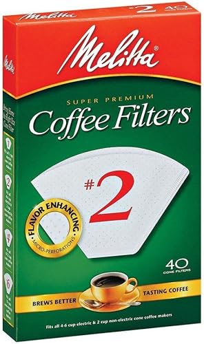 2 tazas de filtro de café