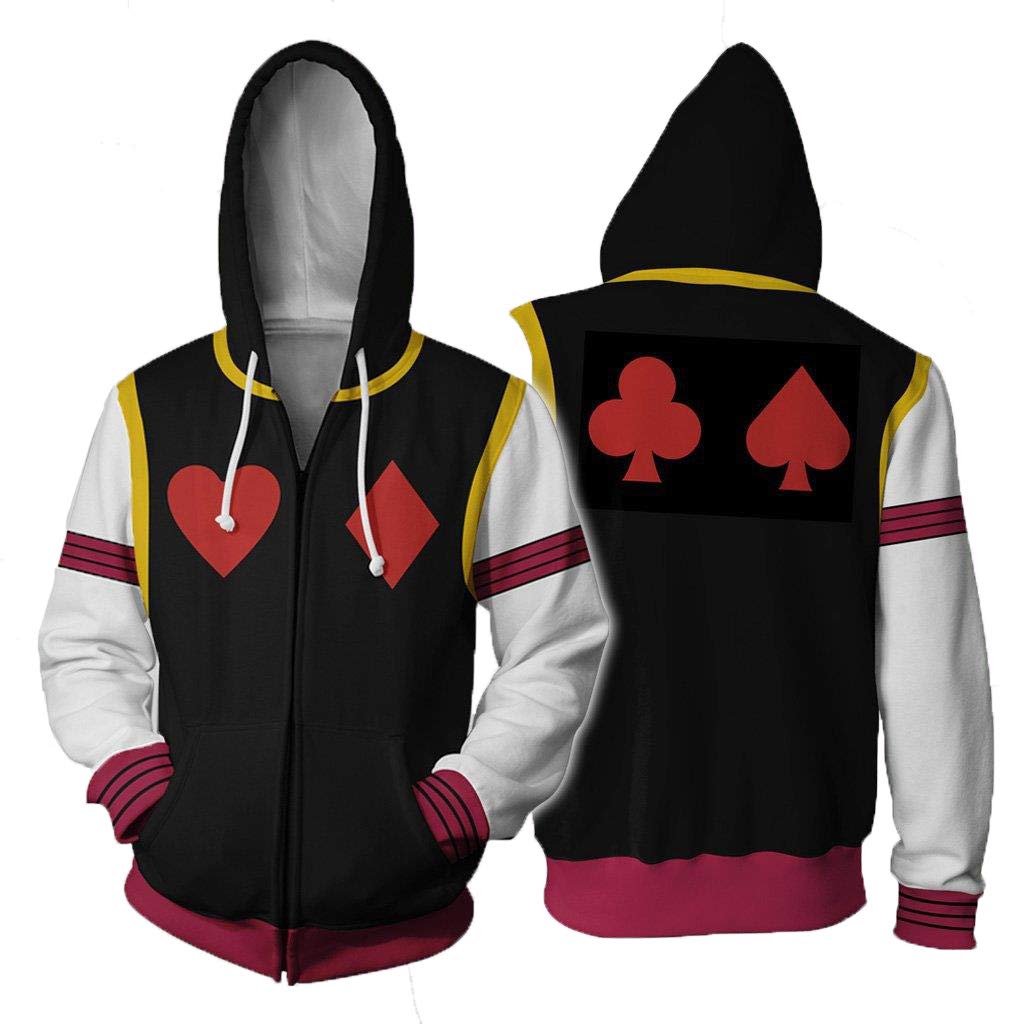 Amazon.co.jp: ヒソカ コスプレ イメージ パーカー Hisoka スウエット 