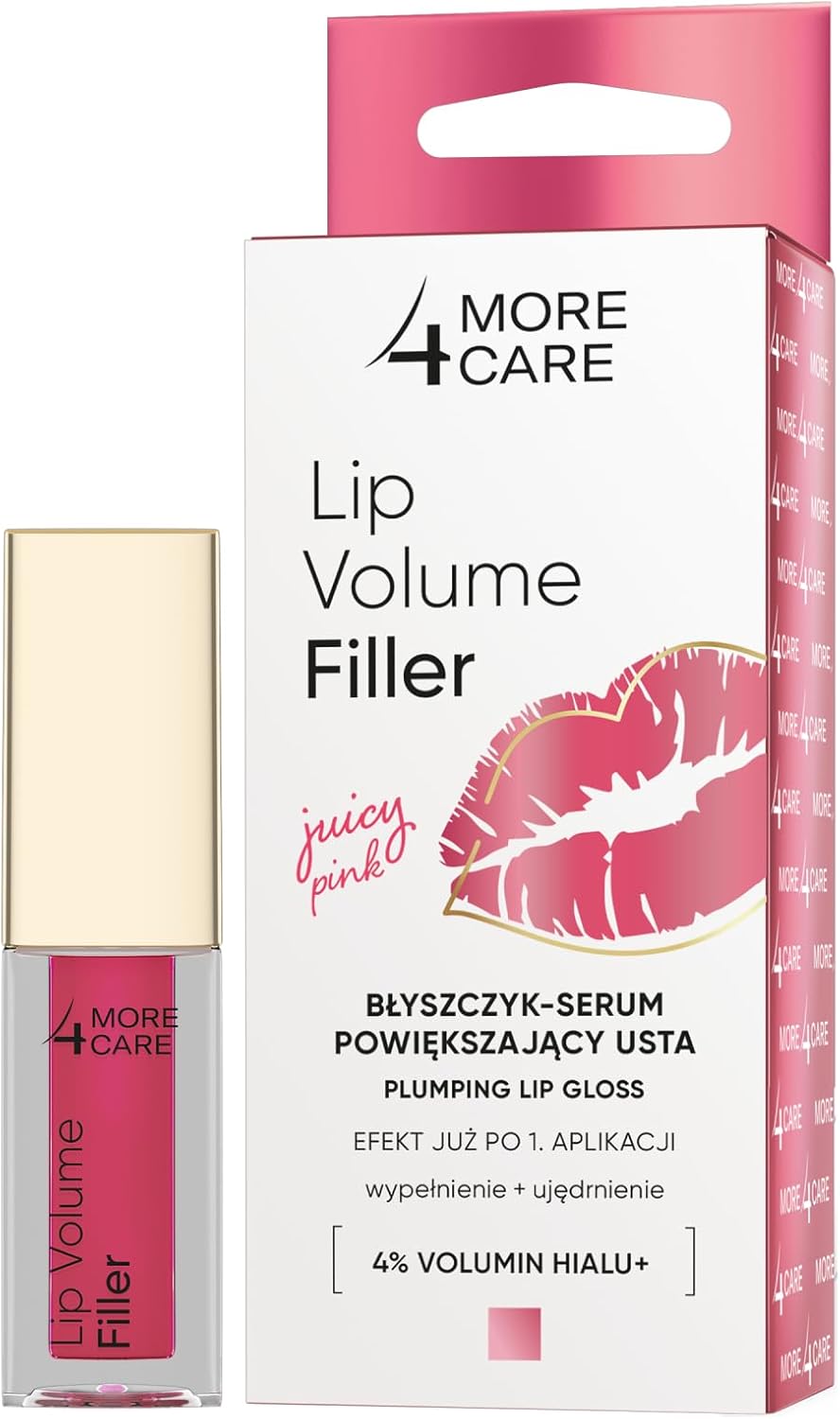 More4Care Lip Volume Filler, lippenvergrotingsserum, juicy pink, 4,8 g