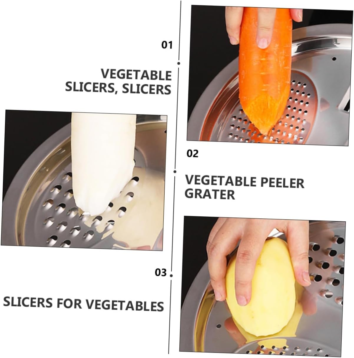 Grater Basin Strainer Vegetable Fruit Slicer Multi-function Kitchen Tools