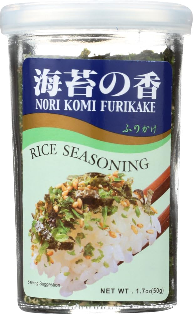 JFC Nori Fumi Furikake Rice Seasoning, 1.7-Ounce Jars (Pack of 10)