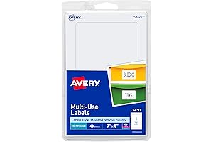 Avery Removable Labels for Organization and Storage