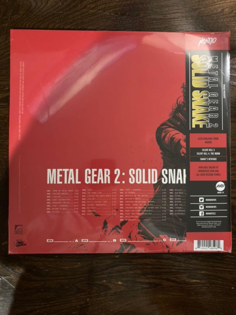 完売　入手困難　メタルギア２　ソリッドスネーク　OST　レコード Amazon.co.jp: 完売 入手困難 メタルギア2 ソリッドスネーク
