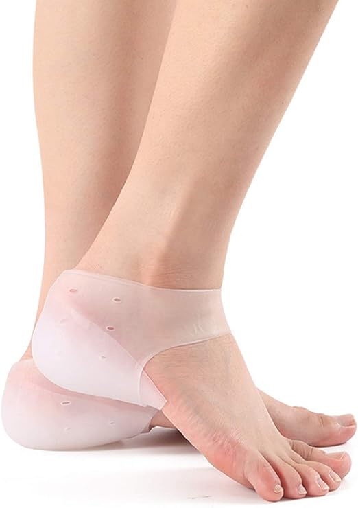 Semelles Orthopédiques Gel Pour éperon Talonnier - 1 Paire, Tissu Microfibre Doux, Confort Travail & Sport