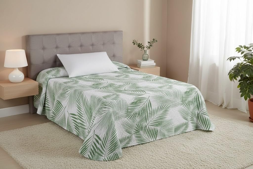 SENTE sprei - eenpersoonsbed 180x260 cm - Blauw - Beddengoed