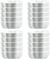 Vista 13 de SOCOSY - Juego de platos de salsa de cerámica multiusos en forma de estrella, platos de condimento, plato de sushi para aperitivos, platos de salsa