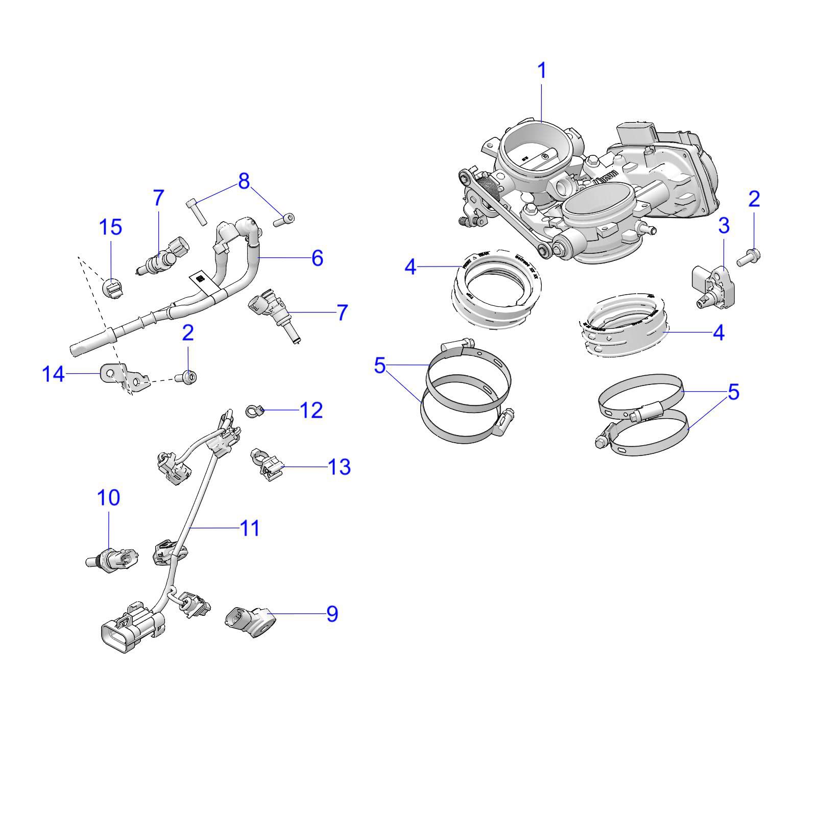 Polaris RANGER Indian Motorcycle Narrow Clamp, Slotted, 50-70 mm, Genuine OEM Part 7082230, Qty 1