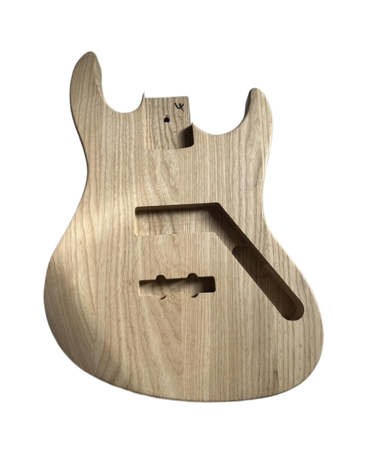 Cuerpo de bajo eléctrico sin terminar, cuerpo de madera de fresno en blanco for JB,
