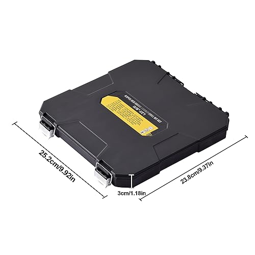 Miniatura 9 de Juego de brocas de cobalto con vástago hexagonal de 14, 63 piezas de 116"-12", brocas de impacto giratorio M35 HSS para metal y acero endurecido,