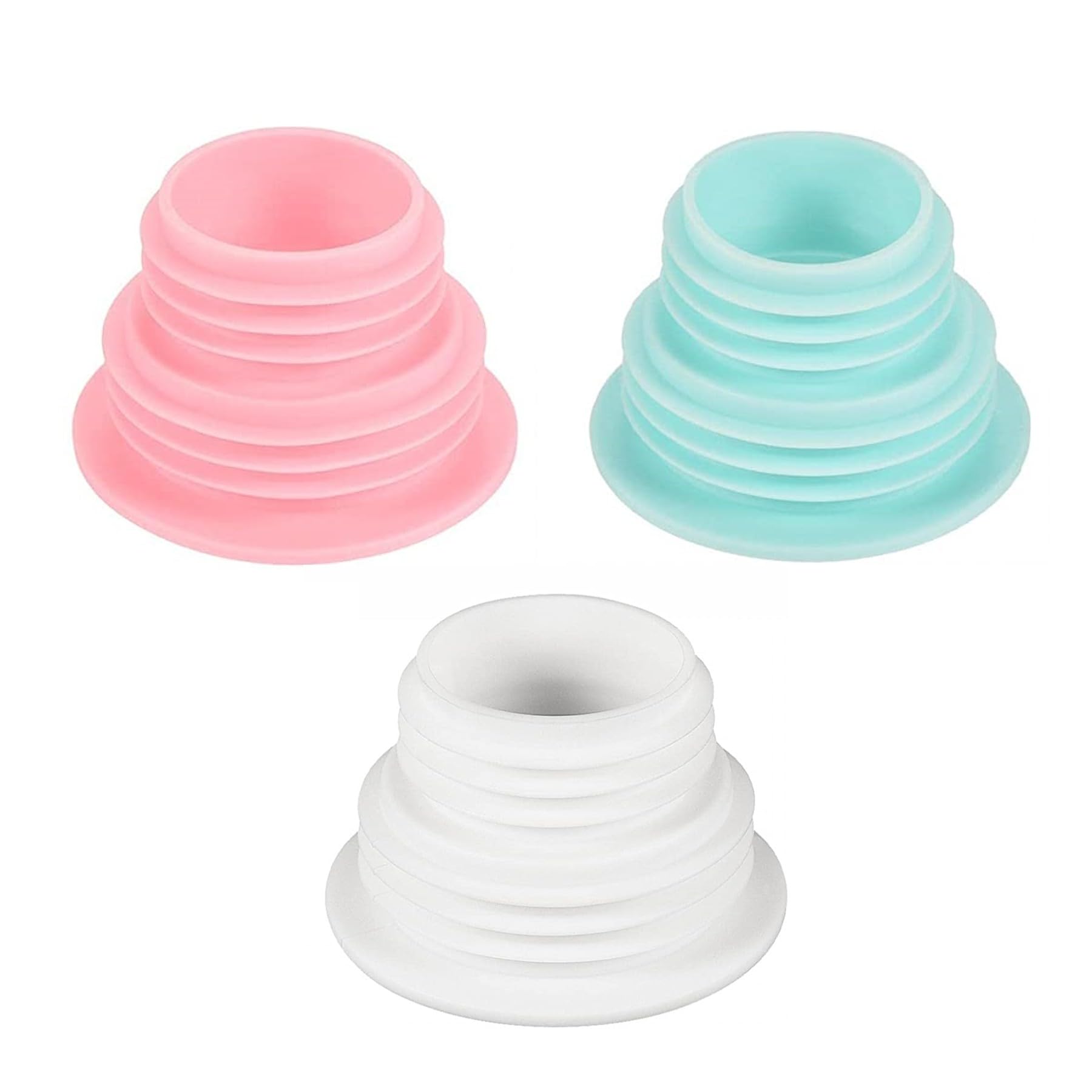 OLWICK® Silicone Hose Deodorant Drain Pipe Plug Sewer Seal Ring for Washing Machine Laundry Room Bathroom Bathtub, Pack of 3, Mix (B08JWVFW7J) Amazon Price History, Amazon Price Tracker