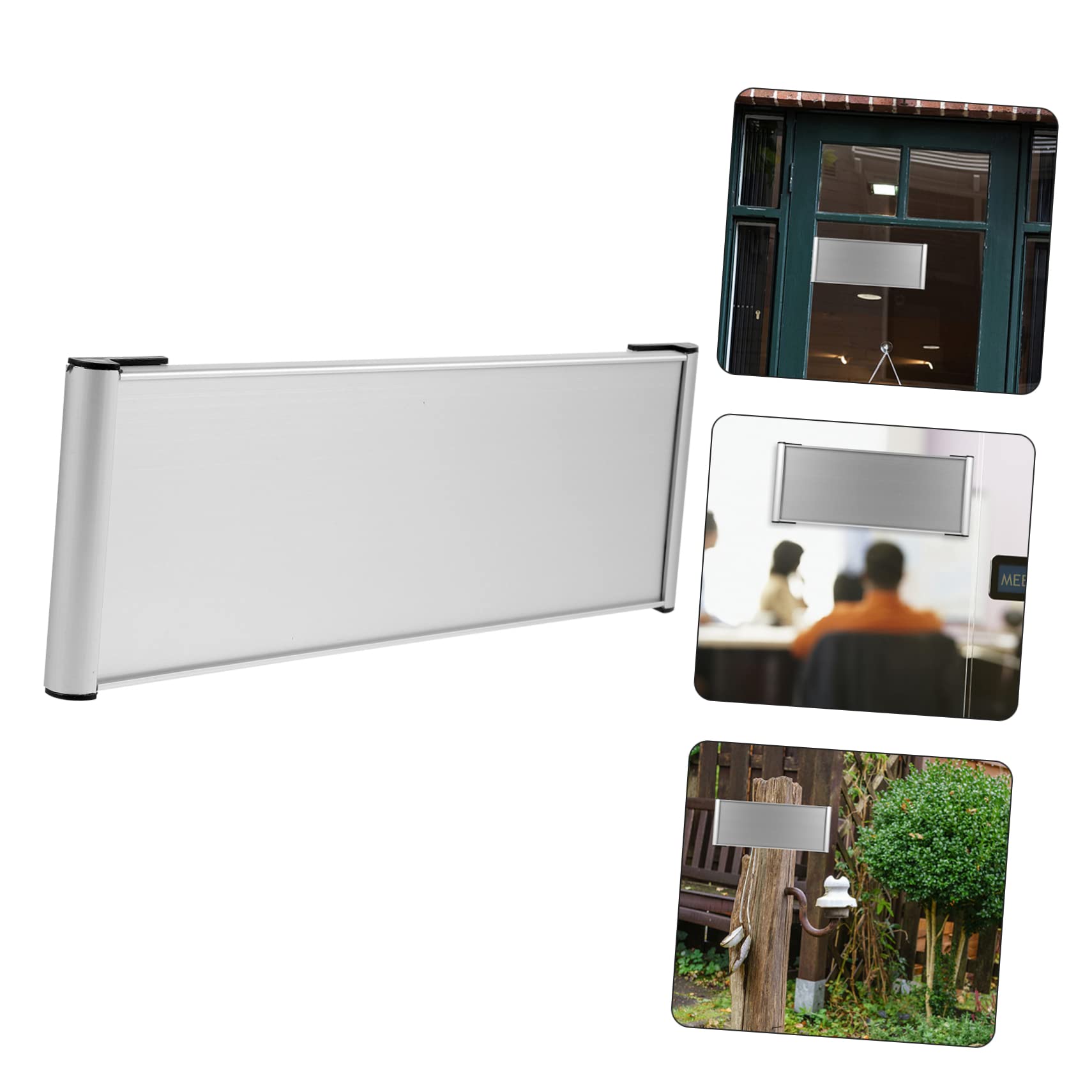 12piezas Placa De Nombre De De Personalizable Para Puerta Letrero De Doble Cara Para Identificación De Negocios y