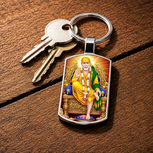 Image of Premium Printed Metal Keychain for Men & Women | High-Definition Artwork Print | Durable Key Ring for Car, Bike, Home & Office Keys | Stylish Decorative Key Holder Gift