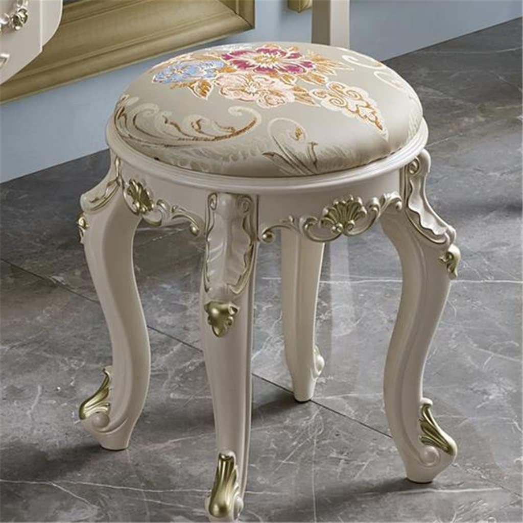 Dressing Table Bedroom Vanity Table with Light Vanity Table Pearl White